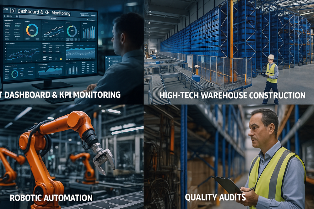 Industrial automation collage