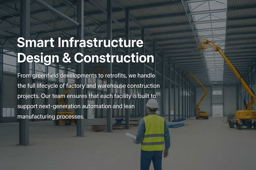 Smart Construction in Warehouses & Factories: Building for Efficiency, Sustainability & Scale